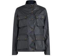 Belstaff Womens Fieldmaster Dark Ink Navy Blue Thin Jacket Polyamide - Size 2XS