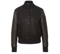 Belstaff Women's Willow Black Leather Bomber Jacket | Size: Small Belstaff Black S