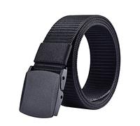 Belt Adjustable Exquisite Buckle Men Lightweight All Match Waist Belt for Daily Wear Valentine's Day/Mother's Day/Wedding/Anniversary/Party/Graduation/Christmas/Birthday Gifts - Black