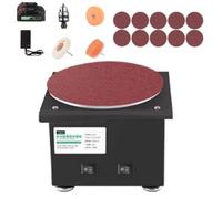 Belt and Disc Bench Sanders for Metal, Abrasive Roller Machine Bench Top Linisher with Cast Iron Base, Roating 20/40mm Belt Grinder and 150mm Disc Sander for Workshop Wood Sanding(12)