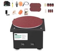 Belt and Disc Bench Sanders for Metal, Abrasive Roller Machine Bench Top Linisher with Cast Iron Base, Roating 20/40mm Belt Grinder and 150mm Disc Sander for Workshop Wood Sanding(14)