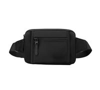 Belt Bag Crossbody Bag Chest for Women Girl Over The Shoulder Travel Large Capacity Solid Color Waterproof Nylon