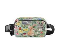 Belt Bag Crossbody Bags Fashion Waist Packs Fanny Pack with Adjustable Strap Animal Floral Wonderland for Workout Shopping Travelling Hiking