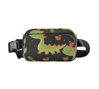 Belt Bag Crossbody Bags Fashion Waist Packs Fanny Pack with Adjustable Strap Dinosaur with Apple for Workout Shopping Travelling Hiking