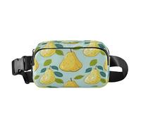 Belt Bag Crossbody Bags Fashion Waist Packs Fanny Pack with Adjustable Strap Pear Hand Drawn for Workout Shopping Travelling Hiking