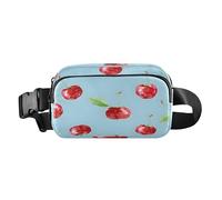 Belt Bag Crossbody Bags Fashion Waist Packs Fanny Pack with Adjustable Strap Red Apple for Workout Shopping Travelling Hiking