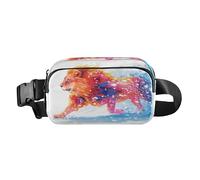 Belt Bag Crossbody Bags Fashion Waist Packs Fanny Pack with Adjustable Strap Winter Running Lions for Workout Shopping Travelling Hiking