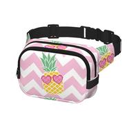 Belt Bag for Men Fashionable Crossbody Fanny Pack for Women Waist Bag, Pineapples Summer Yellow Fruit