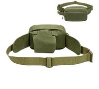 Belt Bag for Men, Waterproof, Large Capacity, Smooth Zip, Belt Bag, Running Backpack, Practical Folding System, The Phone, Money, Key Card Wallet, Outdoor, Army Green, Siehe Beschreibung, See