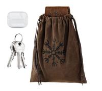 Belt Bag with Medieval Design | Vintage Fanny Pack | Fanny Pack,Designed for Hiking Camping Running Hike Festival Concert and Outdoor Travel, brown, Consulte la descripción, See description