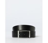 BOSS Reversible belt in grained Italian leather with logo keeper - Style Ollie-NDS_Sr35_gr, 50447116 Black 32