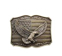 Belt Buckle Eagle US Flag for Men Belt Buckle High Flying Eagle Western American Flag Flying Falcon Patriotic Jewelry