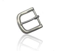 Belt Buckles Metal Silver for Men, Pin Buckle for Belts with 4 cm Width, Solid Stainless Steel Pin Buckle, 1 Piece Pin Buckle, Belt for Cliping, DIY Handmade Buckle