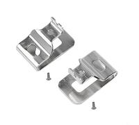 Belt Clip Hook Made of Stainless Steel, Pack of 2, Belt Clip Hook with Screws, Silver Belt Clip Metal for DeWalt 18 V 20 V Drill N268241 N169778 DCD980