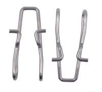 Belt Clip Hook Set 696626001 Steel Replacement Parts for Ryobi Electric Drill Driver P660 P225 P263 P237 P252 P661 P239 P317 Power Tools 2 Pieces Silver(SKU)