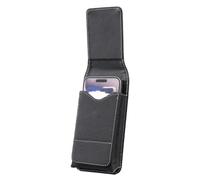 Belt Clip Phone Small Bag Vertical Magnetic Leather Protector, Black, Refer | Men's Phone Belt Pouch for Women Men Adults Indoor Outdoor Camping Cycling