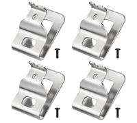 Belt Clips for Dewalt, 4pcs 304 Stainless Steel Drill Tool Clips with Screws for Dewalt N268241 N086039 Fit for 20V Power Tools for DCD980 DCD985 DCD980L2 DCD985L2