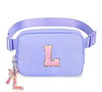 Belt Crossbody Bag for Girls Women - girls fanny pack ages 8-12 Teen Birthday Gifts Small Waist Packs Trendy Kids Fanny Pack, Lavender, L