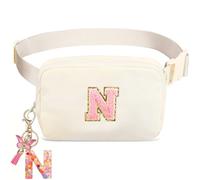 Belt Crossbody Bag for Girls Women - girls fanny pack ages 8-12 Teen Birthday Gifts Small Waist Packs Trendy Kids Fanny Pack, Beige, 8.26 inches x 1.9 inches x 5.1 inches, N