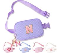 Belt Crossbody Bag for Girls Women - girls fanny pack ages 8-12 Teen Birthday Gifts Small Waist Packs Trendy Kids Fanny Pack, Purple, N
