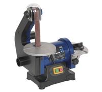 Belt/Disc Sander 25 x 762mm/Ø125mm 250W/230V - Sealey SM750 New