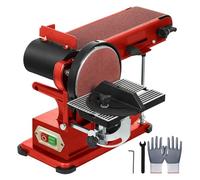 Belt Disc Sander 4x36inch and 6inch Disc, Benchtop Disc Belt Sander 375W Powerful Bench Sander for Woodworking