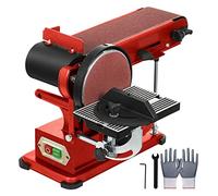 Belt Disc Sander 4x36inch and 6inch Disc, Benchtop Disc Belt Sander 375W Powerful Bench Sander for Woodworking Tool DIY