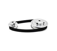 Belt Drive 20T 40T HTD 300CM Timing Belt Pulley Set Belt Width 15mm Reduction 1:2 40Teeth Synchronous Wheels Set 300CM 20Teeth Timing Pulley Kit Clutch Belt(40T Bore 10mm,228MM_20T BORE 5MM)
