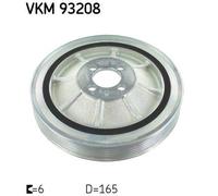 Crankshaft Pulley fits ALFA ROMEO GIULIA 952 2.2D 2015 on Belt SKF 46353191 New