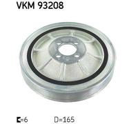 Crankshaft Pulley fits ALFA ROMEO GIULIA 952 2.2D 2015 on Belt SKF 46353191 New