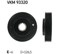 SKF VKM 93320 Crankshaft pulley