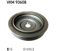Belt Drive Crankshaft Belt Pulley SKF VKM 93608 Fits Dacia Infiniti Ø 151.3mm