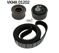 Timing belt kit with rounded tooth profile VKMA 01202 SKF for AUDI VW SKODA