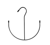 Belt Hanger U Shaped Anti-drop Heavy Duty Iron Multifunctional Space Saving Tie Scarf Camisole Hat Bag Hook Organizer Home Supplies Kaesi