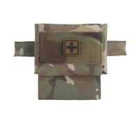 Belt IFAK Med Pouch, Micro Trauma Kit with Tourniquet Hammock,Rapid Deploy MOLLE Two-Piece System First Aid (Empty) Kit