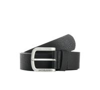 JACK & JONES Men's Jacharry Belt Noos Belt, Black (Black Detail: Jones), 42 (Manufacturer size: 95)
