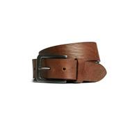 JACK & JONES NOS Men's Jacvictor Leather Belt Noos Belt, Brown (Mocha Bisque Mocha Bisque), 46 (Manufacturer size: 105)