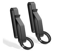 Belt Key Holder Clip, Fits 1.5-2.25inch/3.8cm-5.7cm Standard or Extra Thick Duty Belts Quick Release Tactical Belt Key Holder Clip Designed for Police Prison Guards law enforcement fire agencie