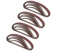 Belt Power Finger File Sander Abrasive Sanding Belts 330mm x 10mm 40 Grit 20 PK