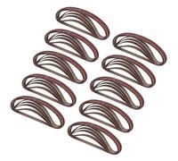 Belt Power Finger File Sander Abrasive Sanding Belts 330mm x 10mm 40 Grit 50pk