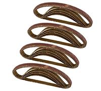 Belt Power Finger File Sander Abrasive Sanding Belts 330mm x 10mm 60 Grit 20 PK