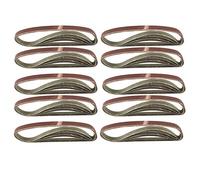 Belt Power Finger File Sander Abrasive Sanding Belts 457mm x 13mm 120 Grit 50pk
