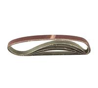 Belt Power Finger File Sander Abrasive Sanding Belts 457mm x 13mm 80 Grit 5 PK