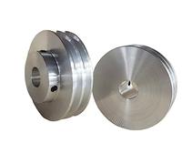 Belt pulley,1PC Aluminum Alloy Double Groove OD:80 mm Lathe Spindle Motor Pulley V-Groove(12 mm)