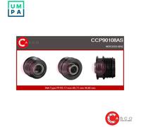Alternator pulley with freewheel belt pulley CCP90108AS CASCO