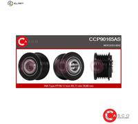Alternator pulley with freewheel belt pulley CCP90165AS CASCO