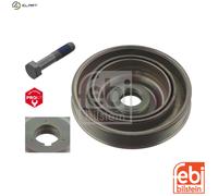 febi bilstein 33802 Pulley decoupled, for crankshaft with screw, pack of one