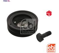 febi bilstein 39709 Pulley decoupled, for crankshaft with screw, pack of one