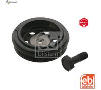 febi bilstein 39710 Pulley decoupled, for crankshaft with screw, pack of one