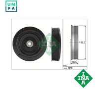 Crankshaft Pulley with vibration damper 544 0007 10 INA for RENAULT 19 CLIO I